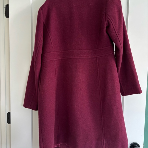 J. Crew Wine Lady Day Coat - Picture 7 of 7